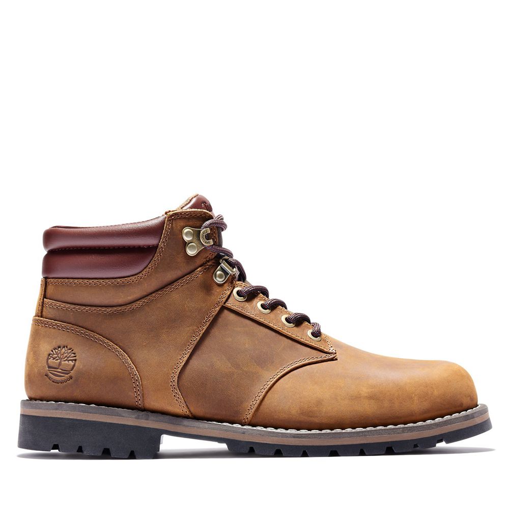 Botas de Montaña Timberland Argentina Hombre - Redwood Falls Waterproof Mid - Marrones - HECYQW-462